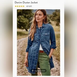 J.Jill Duster Jean Jacket 🧥